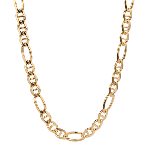 20'' 14K Yellow Gold Figarucci Chain (5mm)
