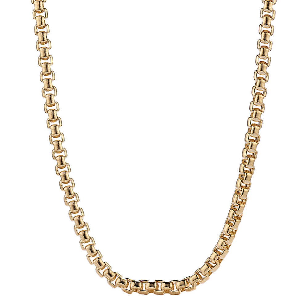 20'' 14K Yellow Gold Box Chain (3.7mm)