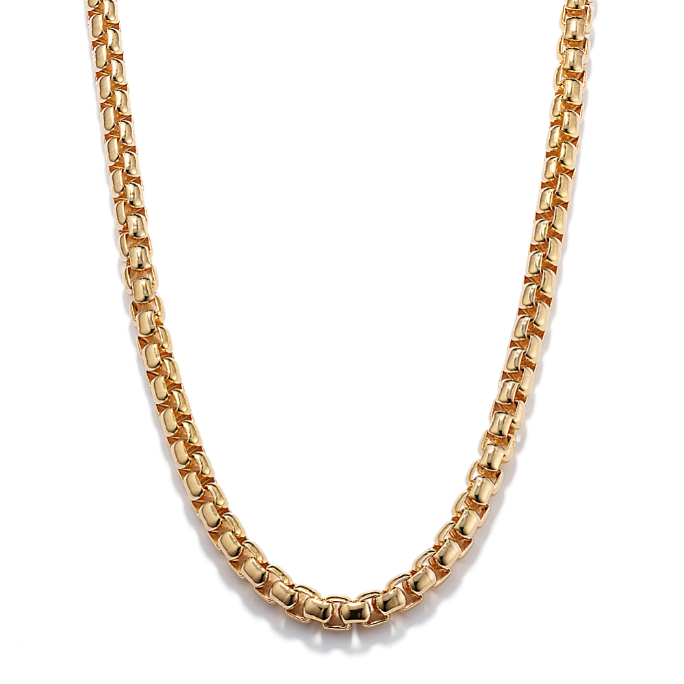20'' 14K Yellow Gold Vermeil Box Chain (5.3mm)