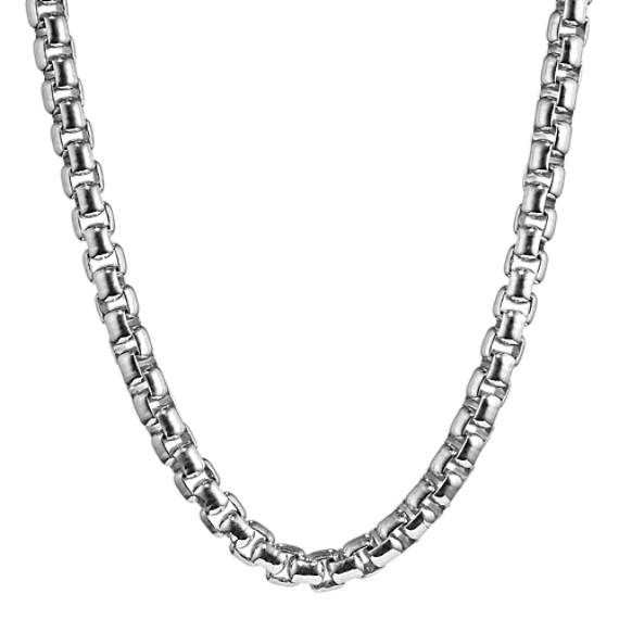 24'' Sterling Silver Box Chain (5.3mm)