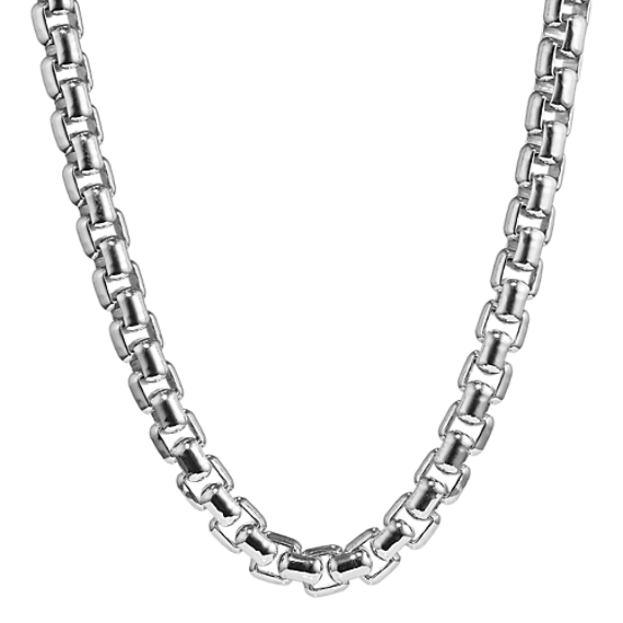 20'' Sterling Silver Box Chain (6.4mm)