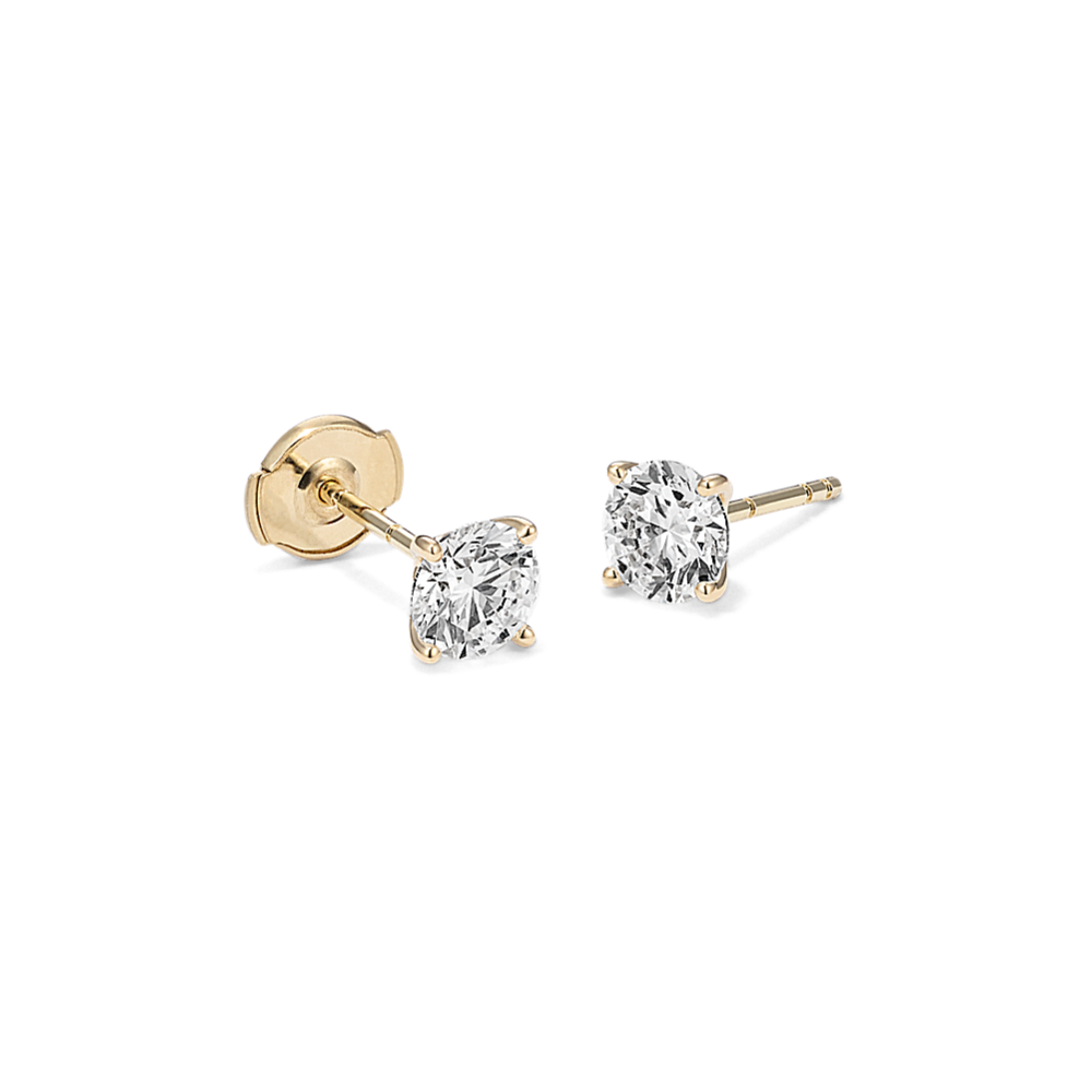 1 2/5 ct. LabGrown Diamond Stud Earrings in 14k Yellow Gold Shane Co.