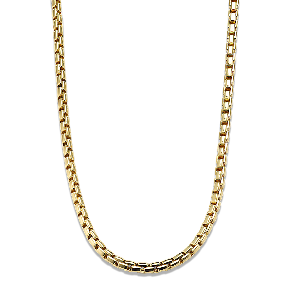 18'' 14K Yellow Gold Box Chain (4mm)