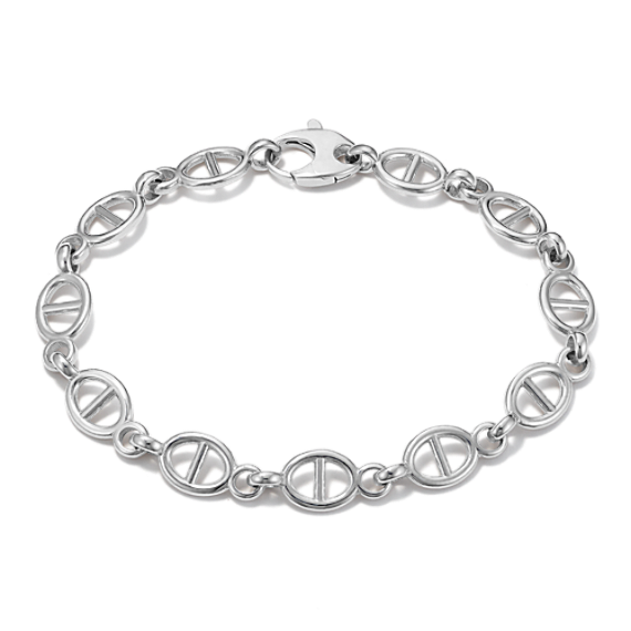 7'' Sterling Silver Mariner Chain Bracelet