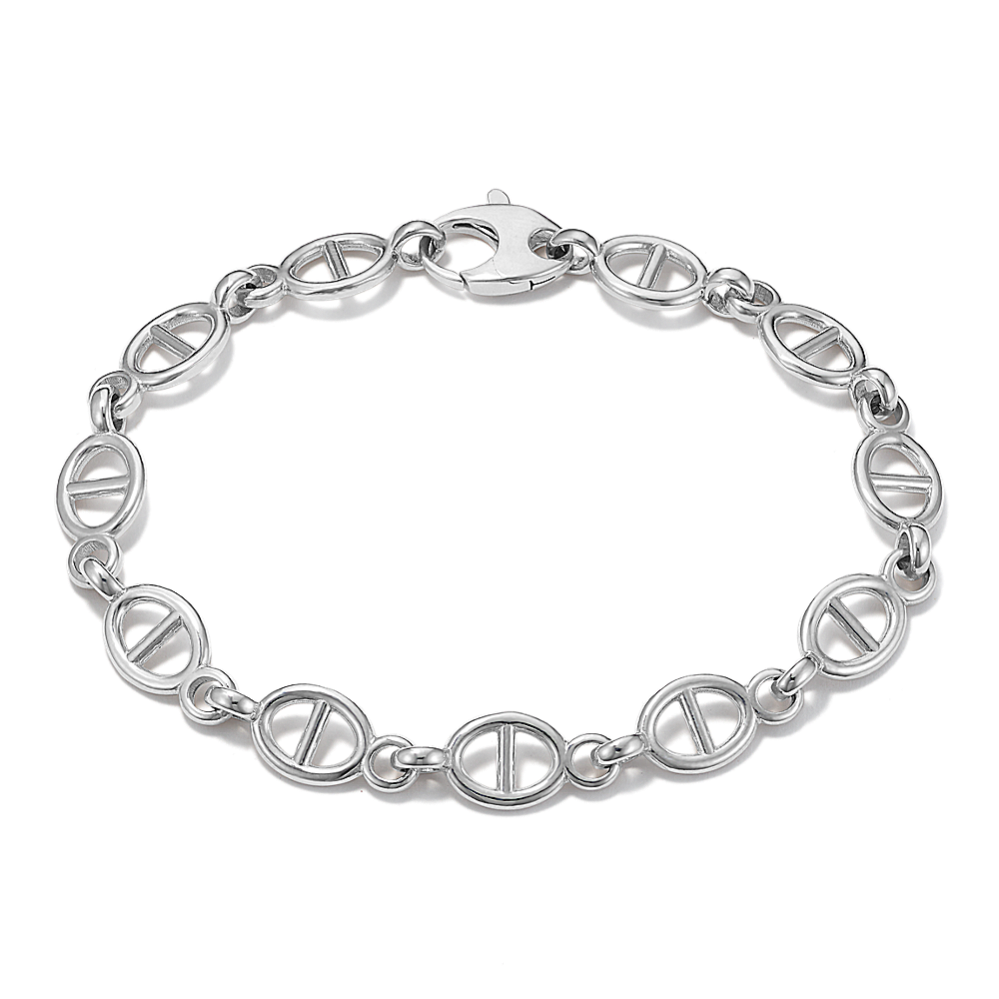 7'' Sterling Silver Mariner Chain Bracelet