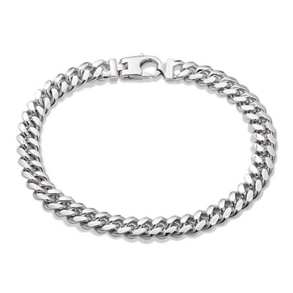 8.5'' Sterling Silver Miami Cuban Bracelet (7mm)