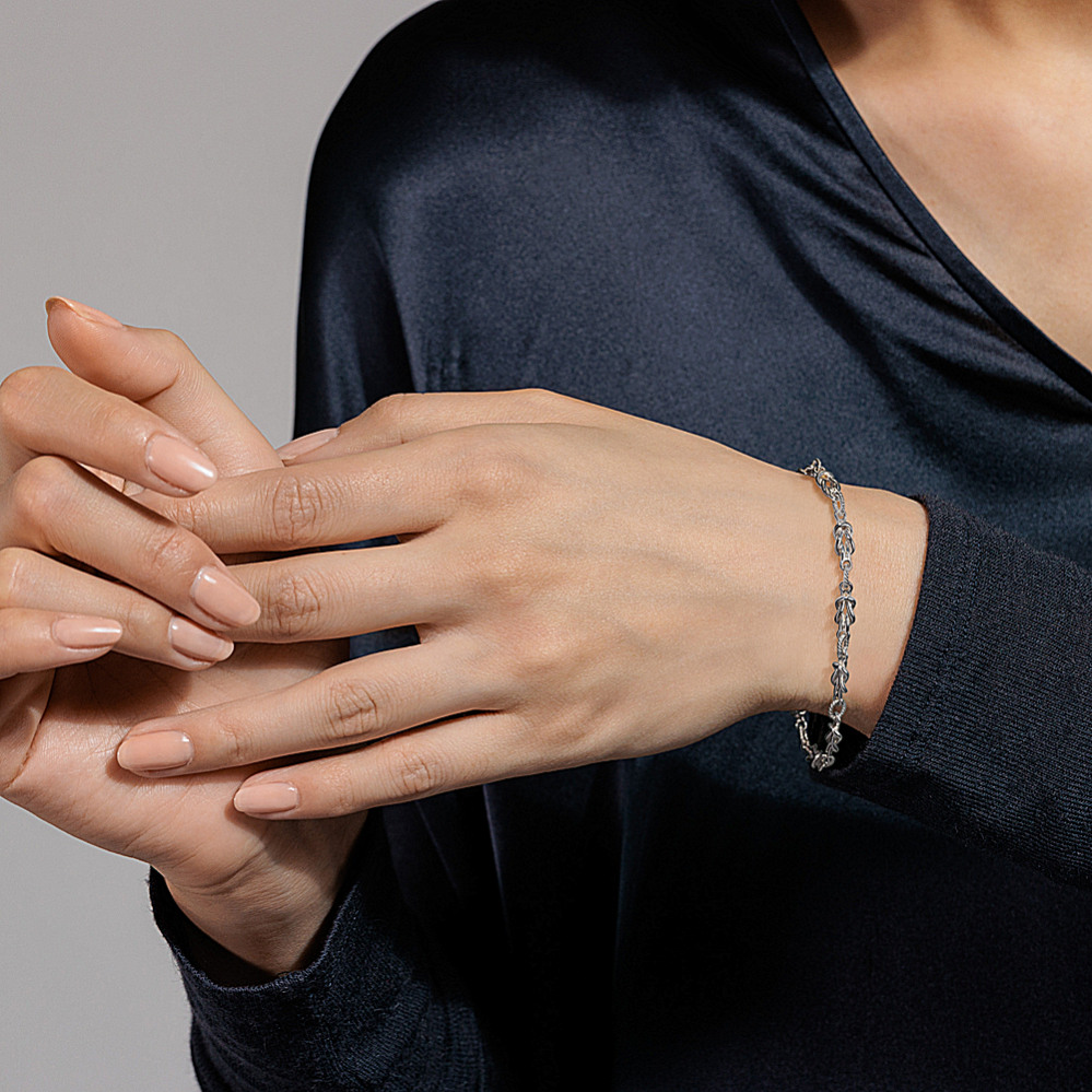 アクセサリー Santaku eight knot silver 925 bracelet Santaku eight knot silver 925 bracelet - メルカリ