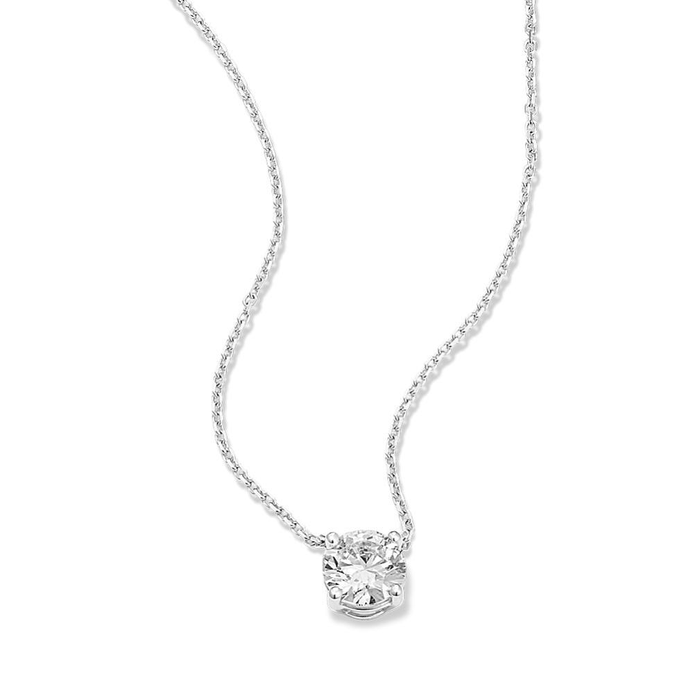 Round 1 ctw Lab-Grown Diamond Pendant