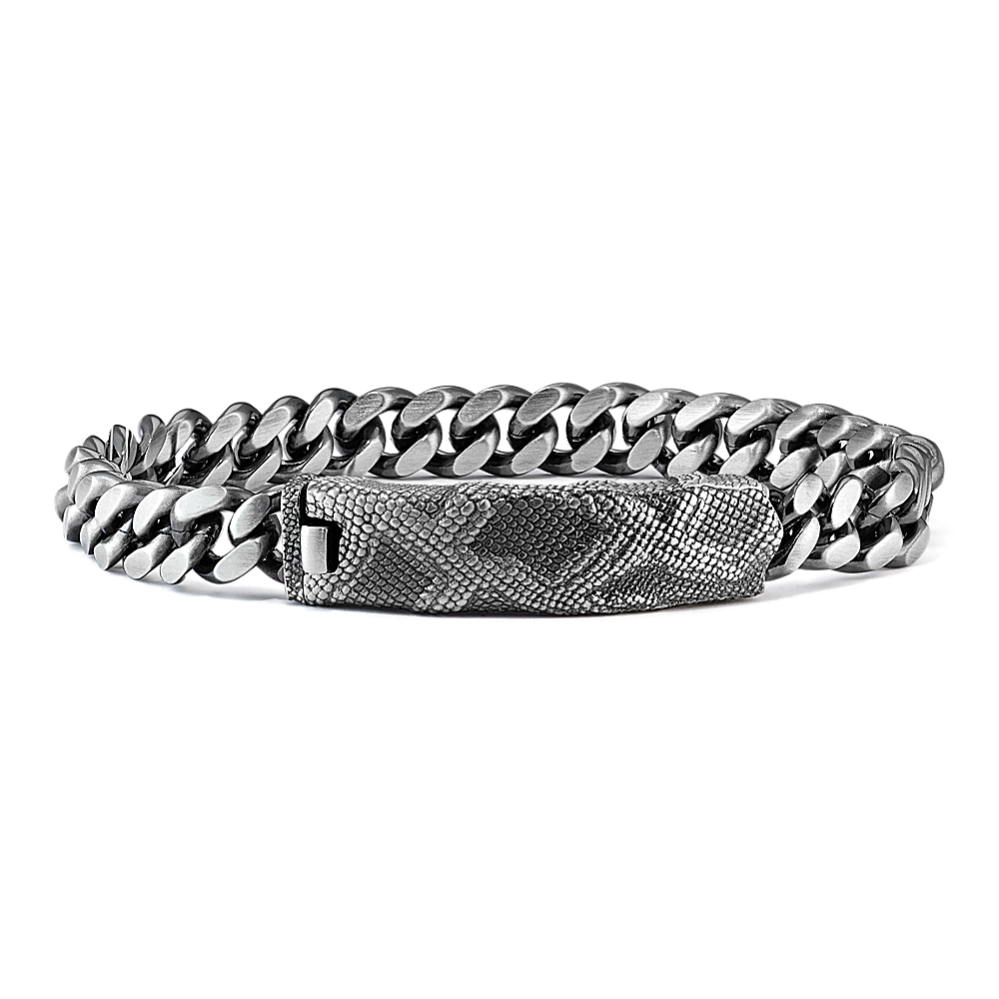 Cobra Sterling Silver Miami Cuban Chain Bracelet