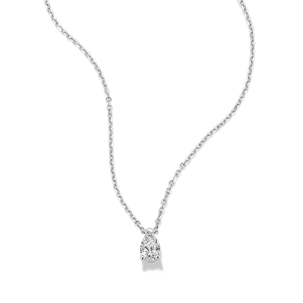 Pear 1/3 ctw Lab-Grown Diamond Pendant