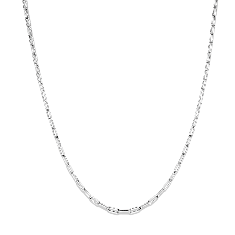22'' Sterling Silver Paperclip Chain (2mm)