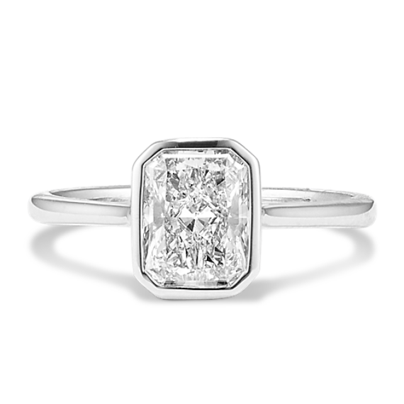 1 ct Lab-Grown Diamond Bezel Engagement Ring