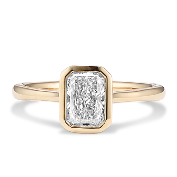 1 ct Lab-Grown Diamond Bezel Engagement Ring