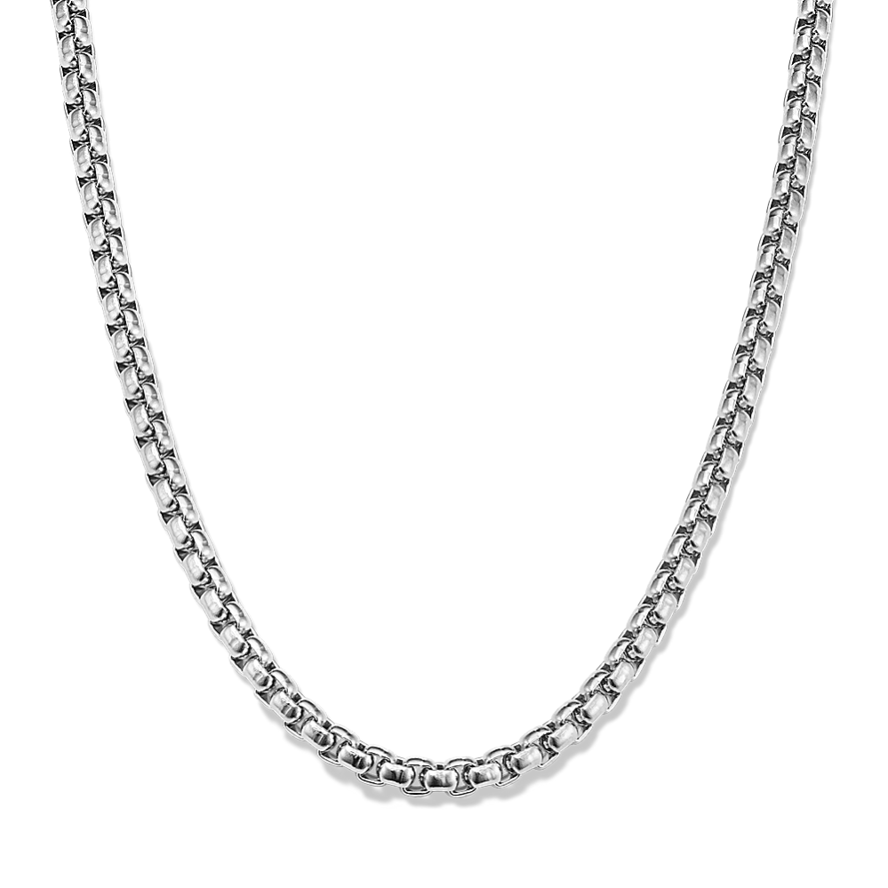 24'' Stainless Steel Box Chain (4mm)