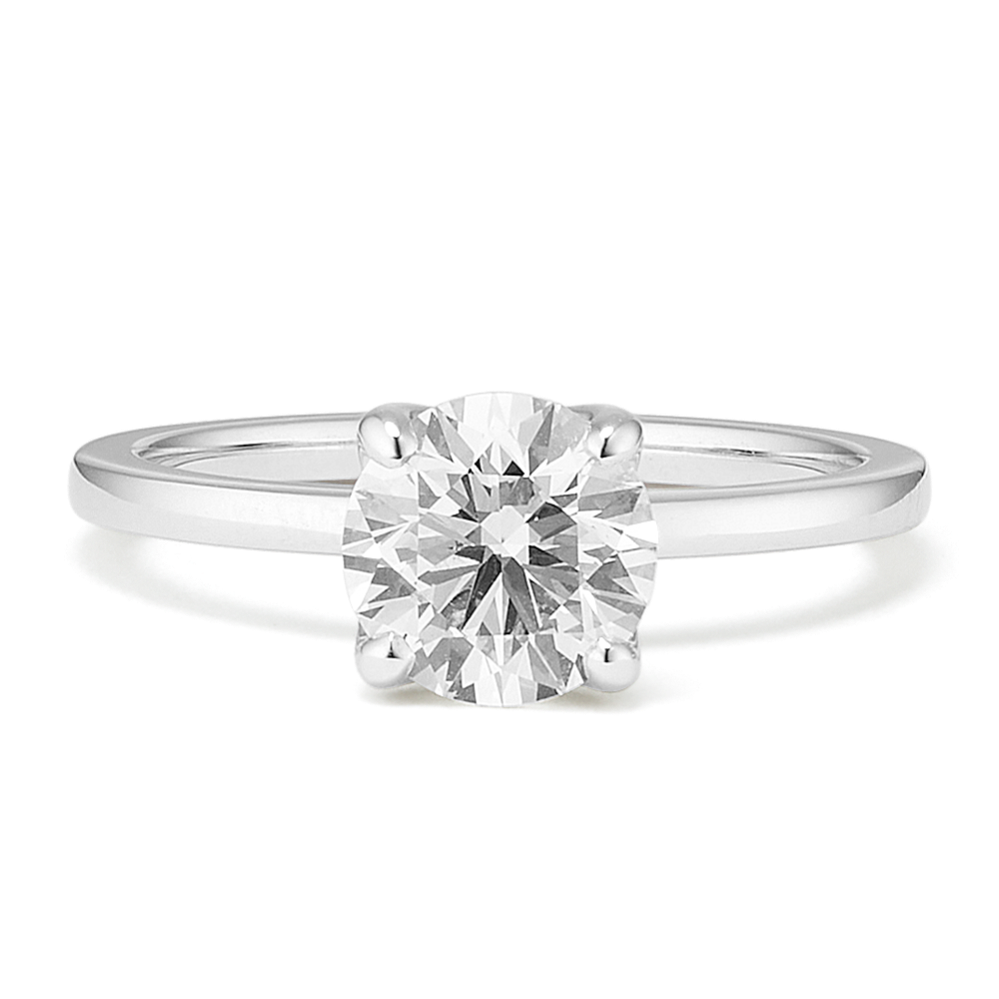 1 1/2 ct Lab-Grown Diamond Tulip Engagement Ring