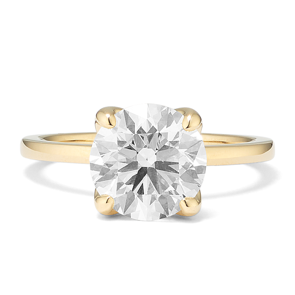 3 ct Lab-Grown Diamond Tulip Engagement Ring