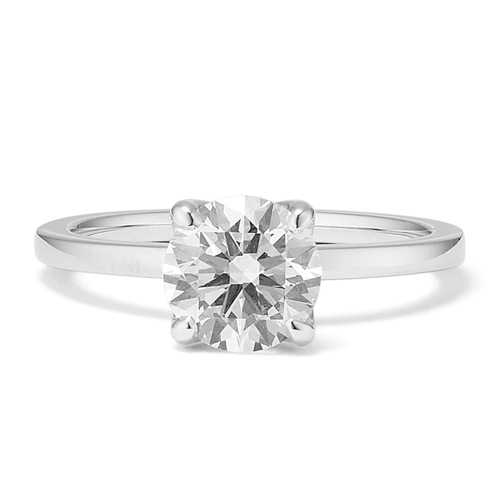 1 1/2 ct Lab-Grown Diamond Tulip Engagement Ring