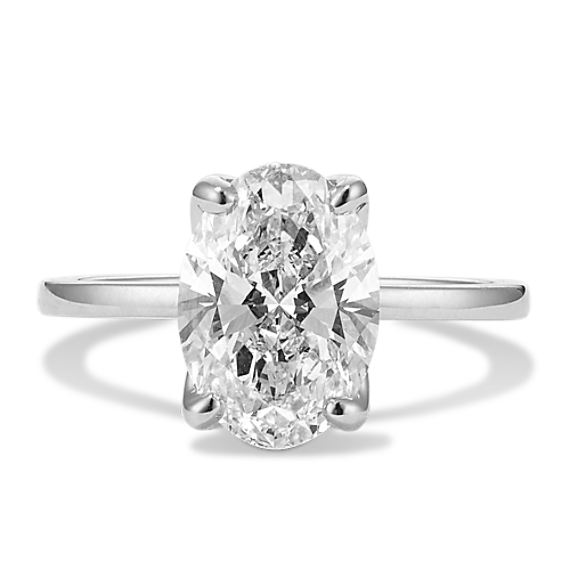 3 ct Lab-Grown Diamond Tulip Engagement Ring