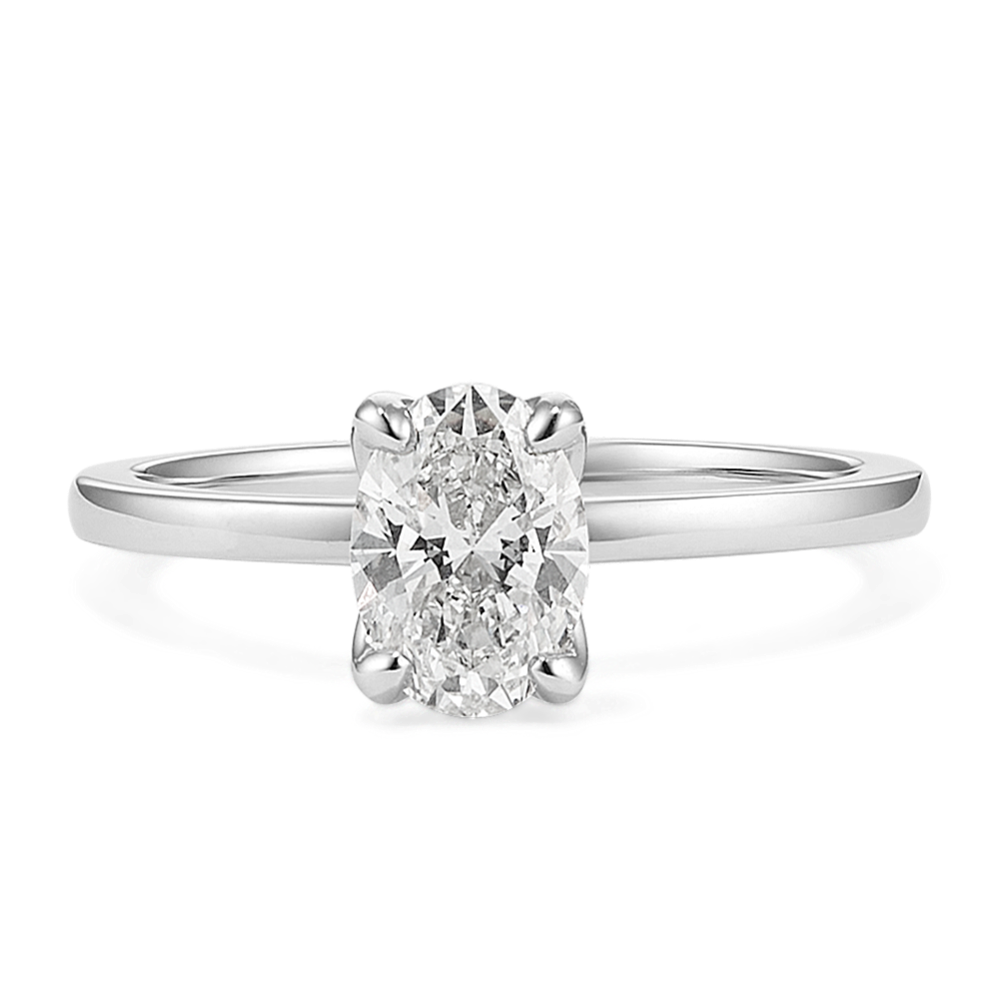 1 ct Lab-Grown Diamond Tulip Engagement Ring