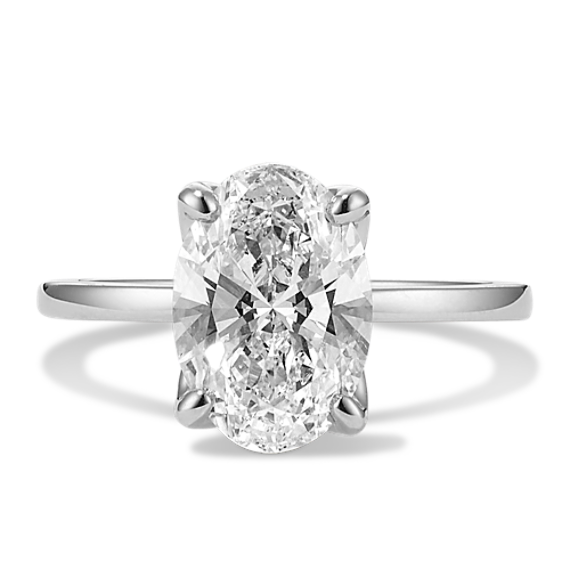 3 ct Lab-Grown Diamond Tulip Engagement Ring