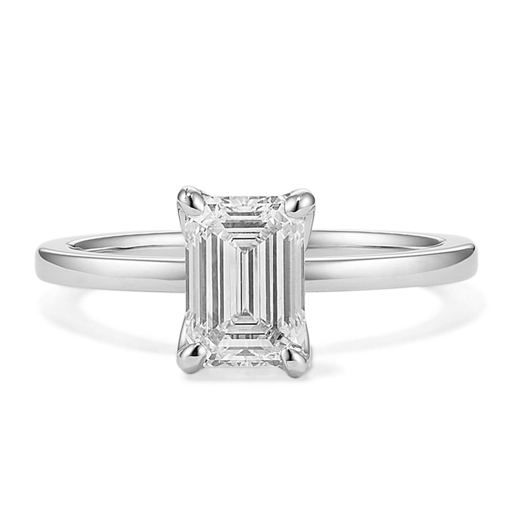 1 1/2 ct Lab-Grown Diamond Tulip Engagement Ring