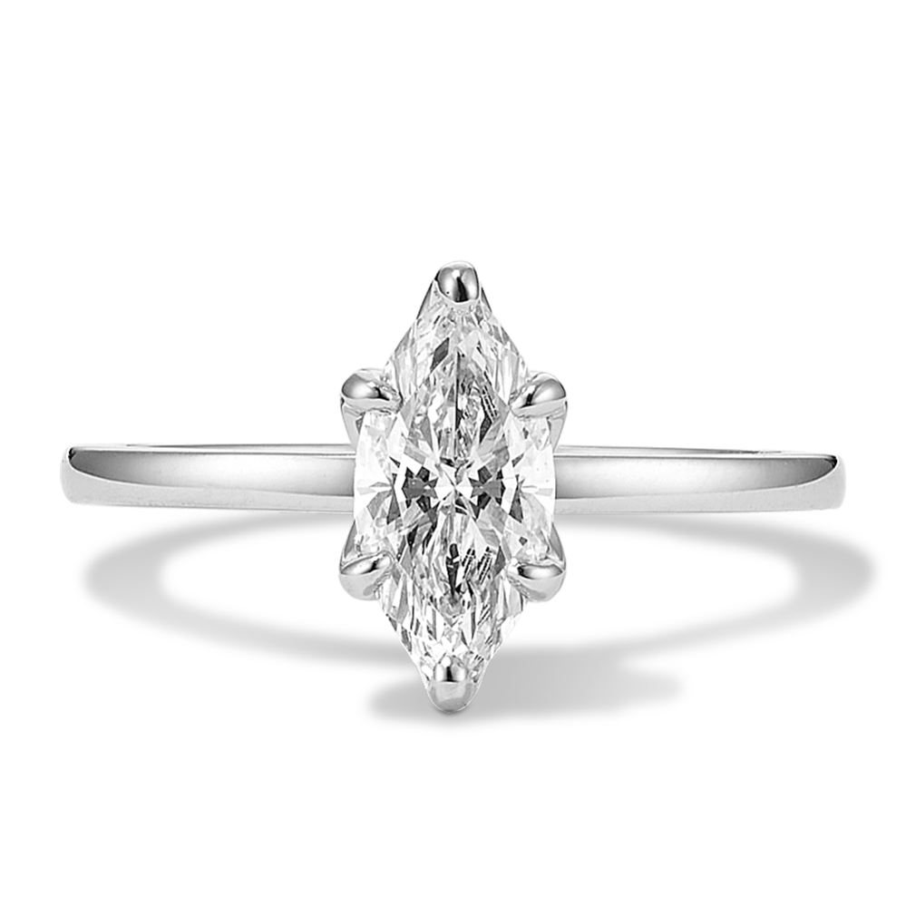 1 ct Lab-Grown Diamond Tulip Engagement Ring