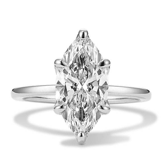 3 ct Lab-Grown Diamond Tulip Engagement Ring