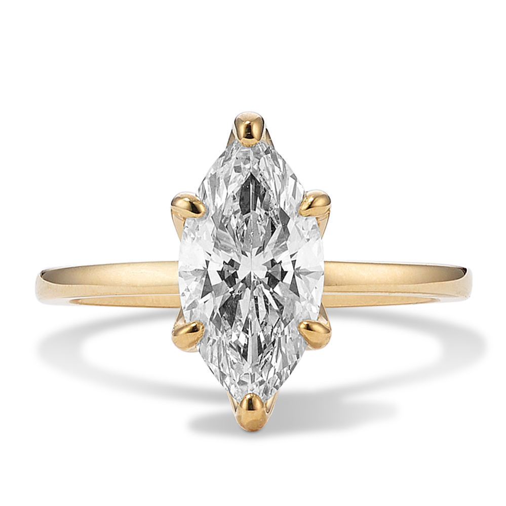 2 ct Lab-Grown Diamond Tulip Engagement Ring