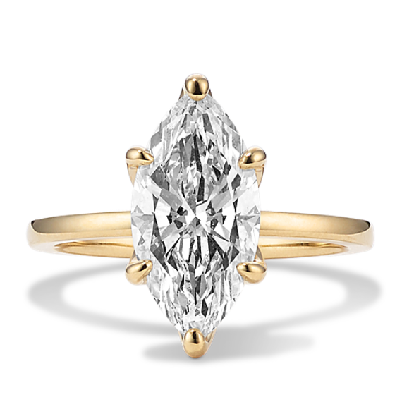 3 ct Lab-Grown Diamond Tulip Engagement Ring