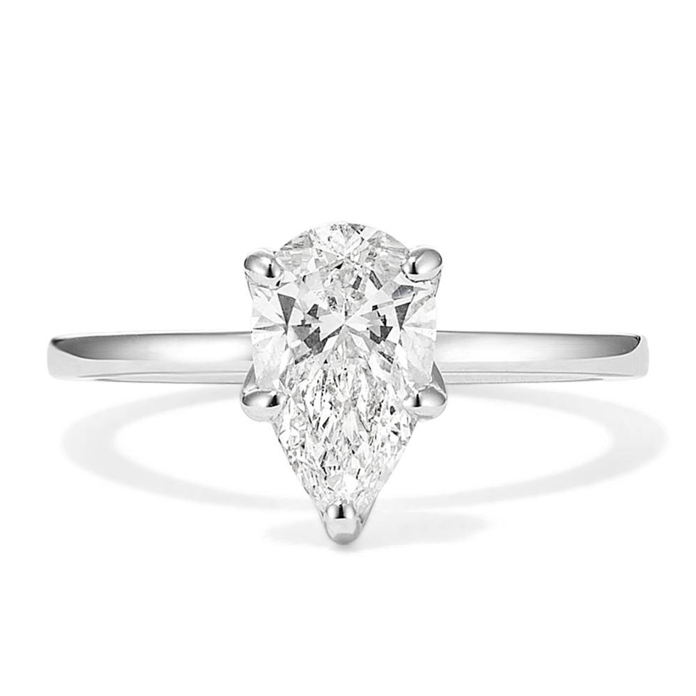 1 1/2 ct Lab-Grown Diamond Tulip Engagement Ring