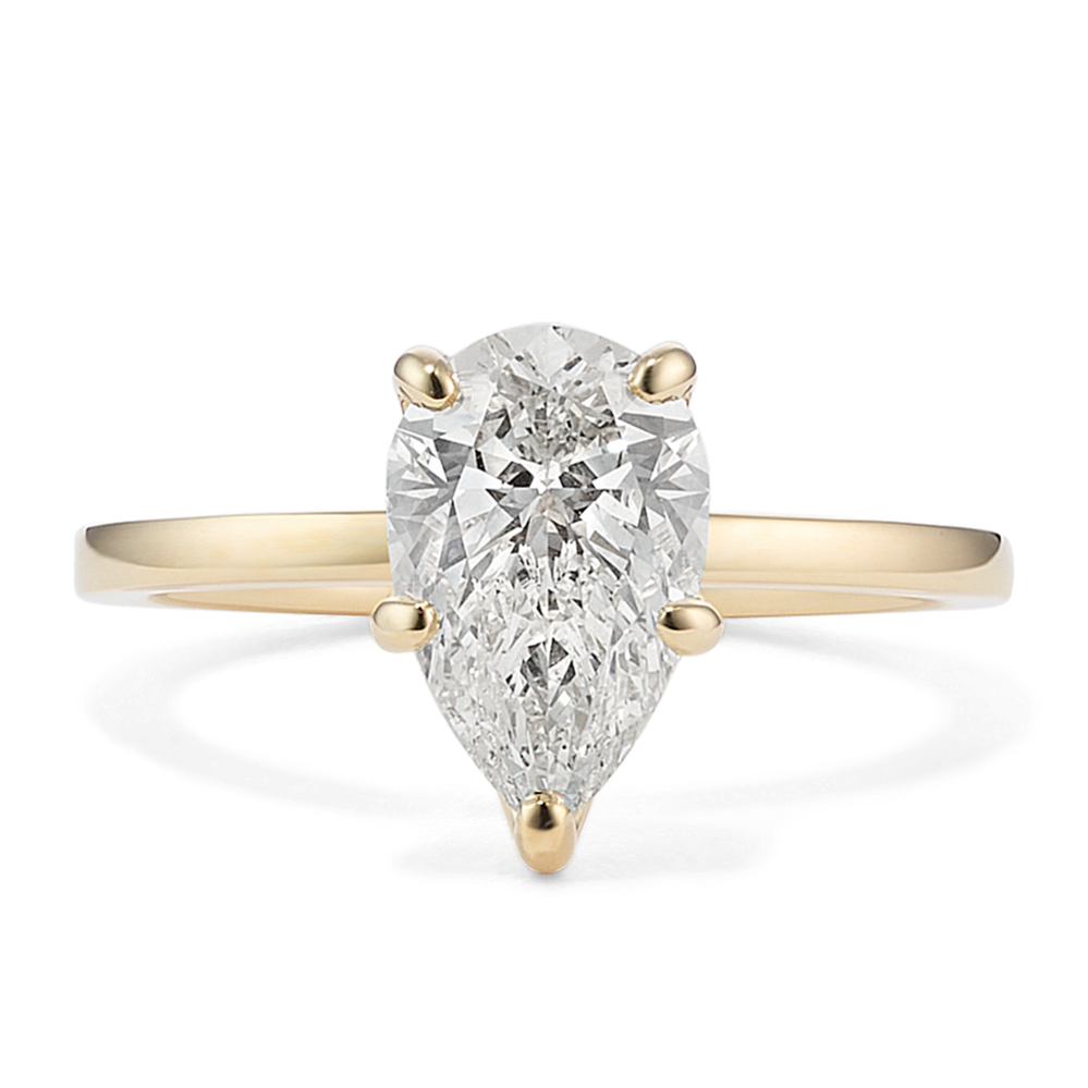 2 ct Lab-Grown Diamond Tulip Engagement Ring