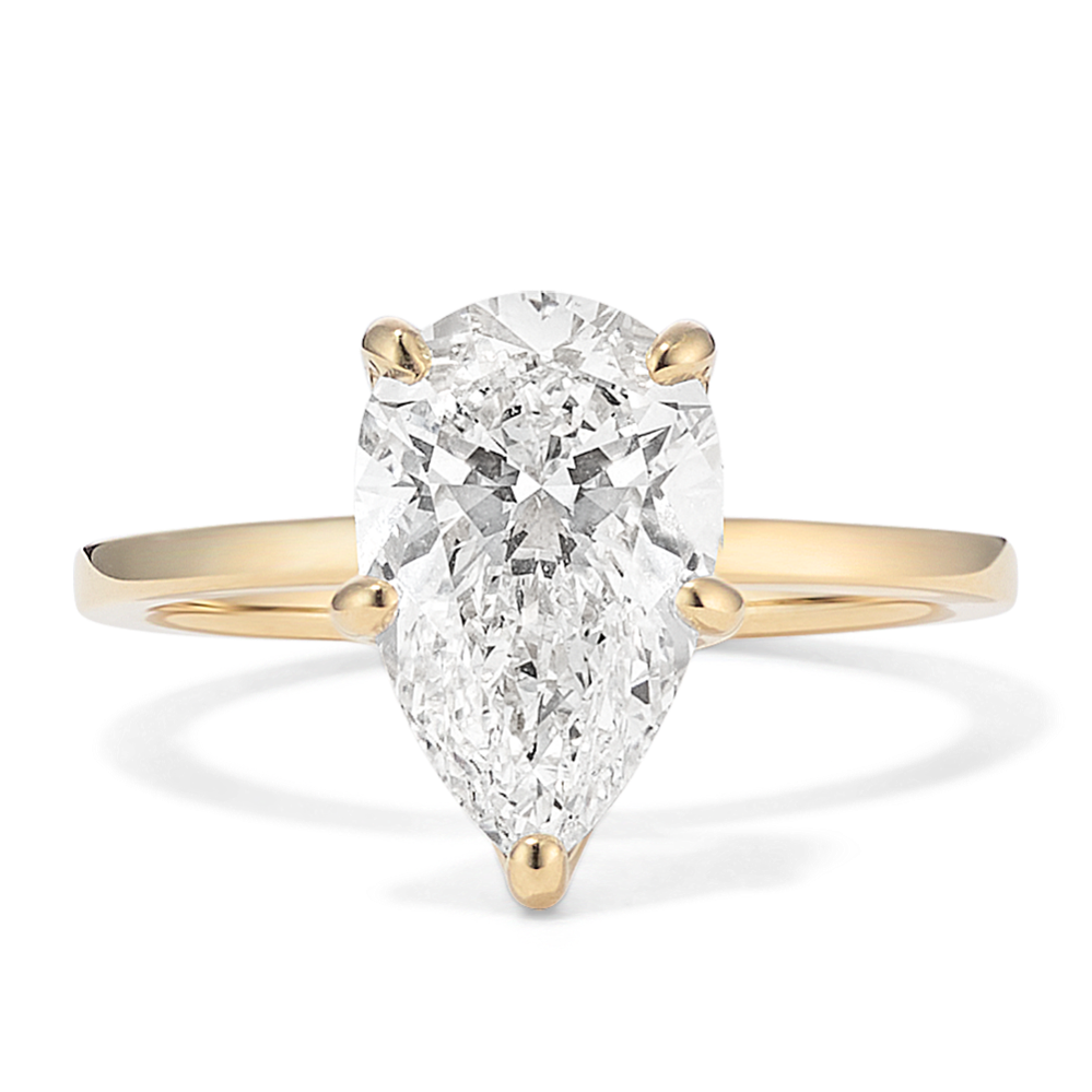 3 ct Lab-Grown Diamond Tulip Engagement Ring