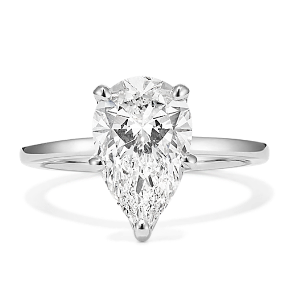 3 ct Lab-Grown Diamond Tulip Engagement Ring