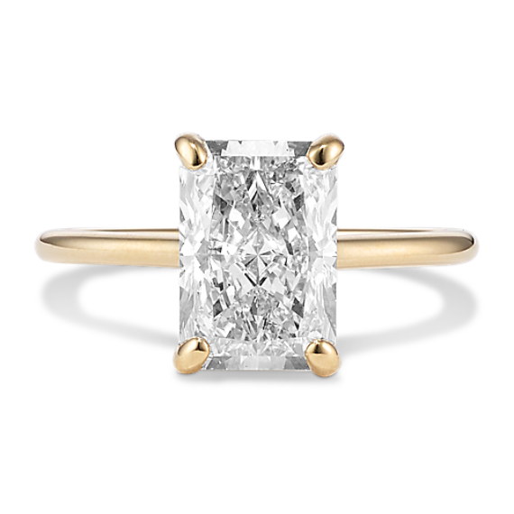 Audra 3 ct Lab-Grown Diamond Engagement Ring in Yellow Gold