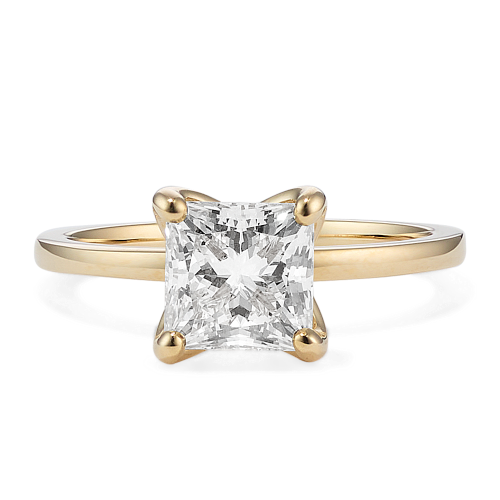 2 ct Lab-Grown Diamond Tulip Engagement Ring