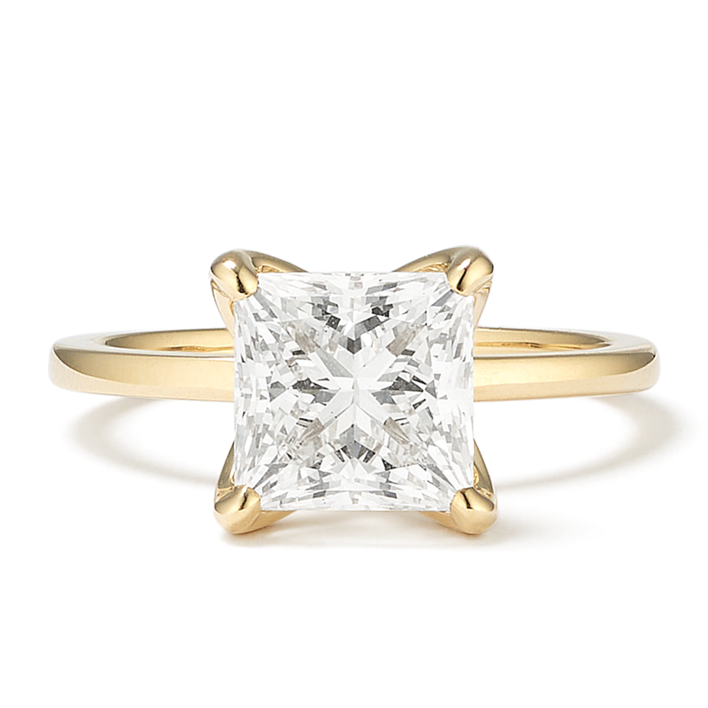3 ct Lab-Grown Diamond Tulip Engagement Ring
