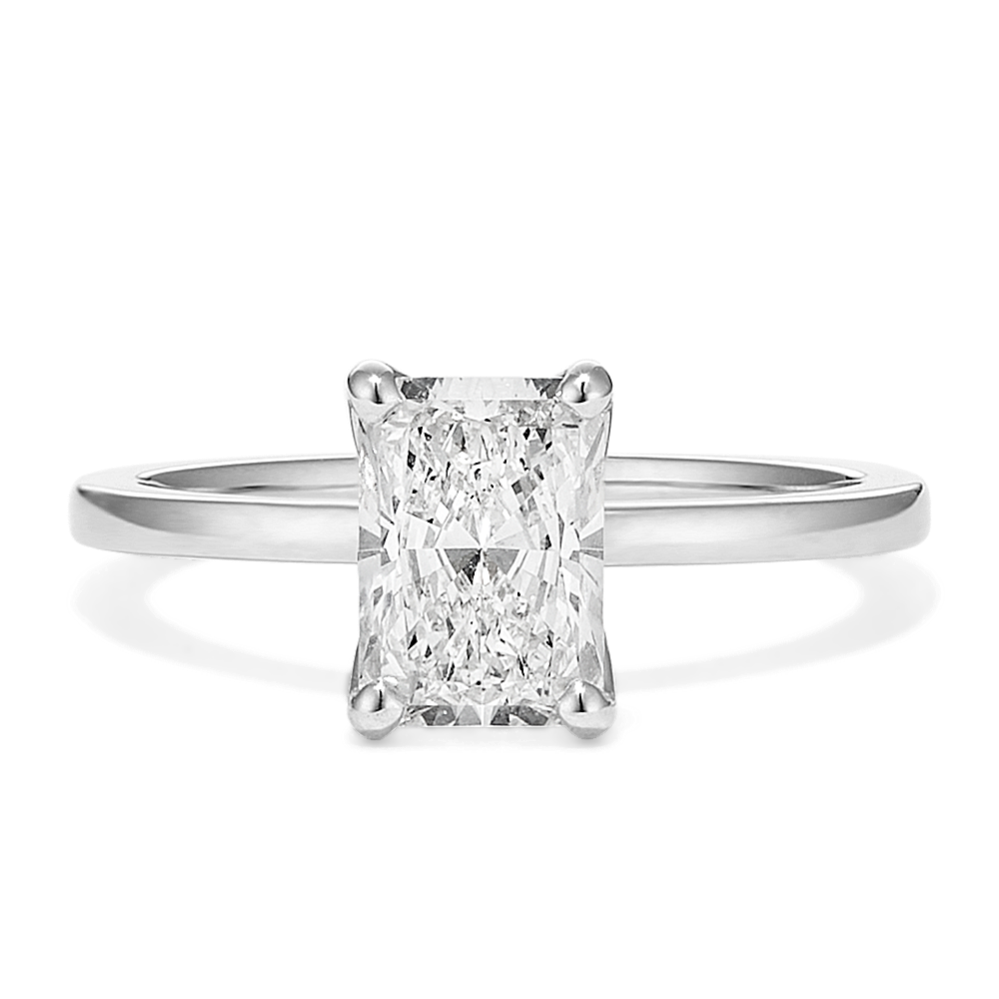 1 1/2 ct Lab-Grown Diamond Tulip Engagement Ring