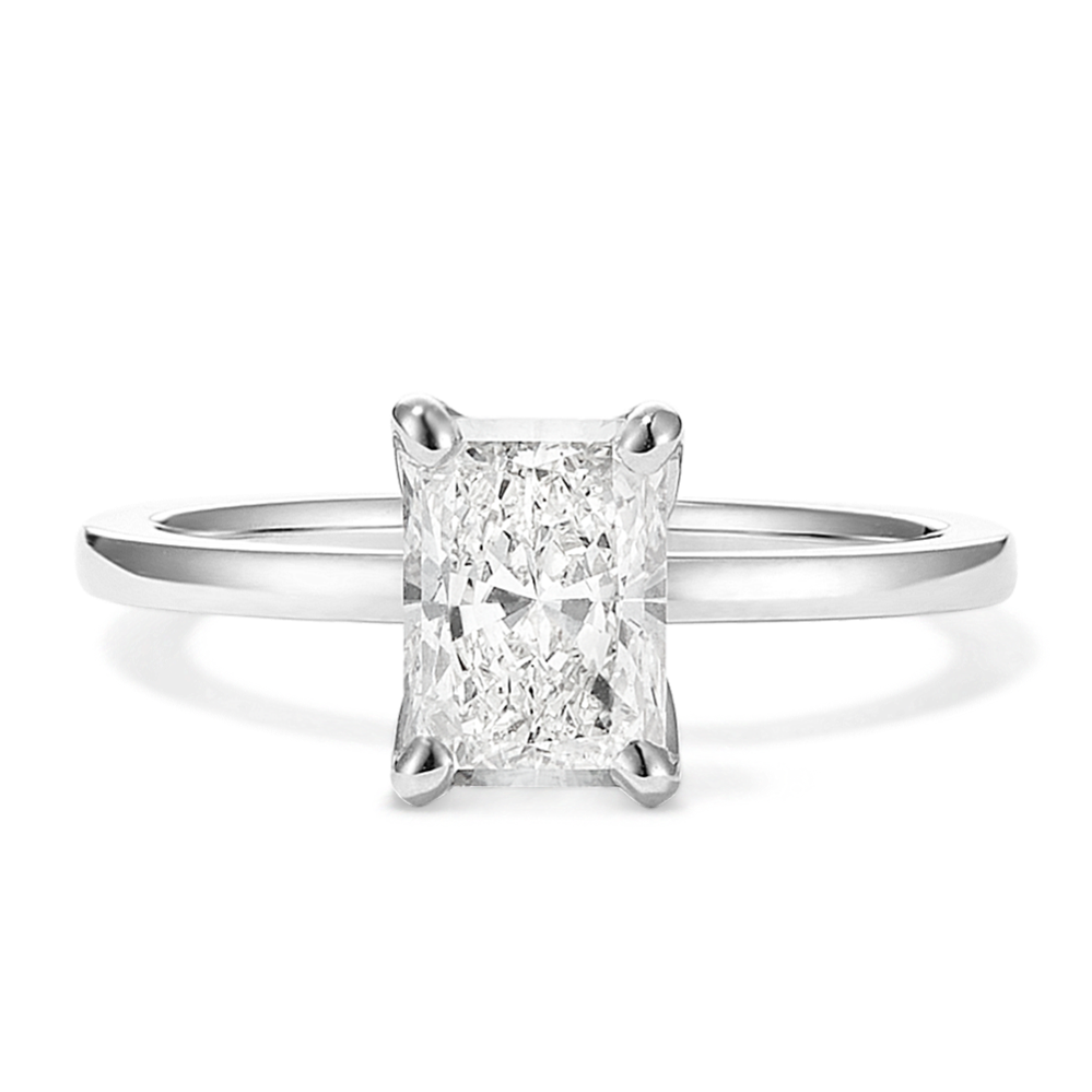 1 1/2 ct Lab-Grown Diamond Tulip Engagement Ring