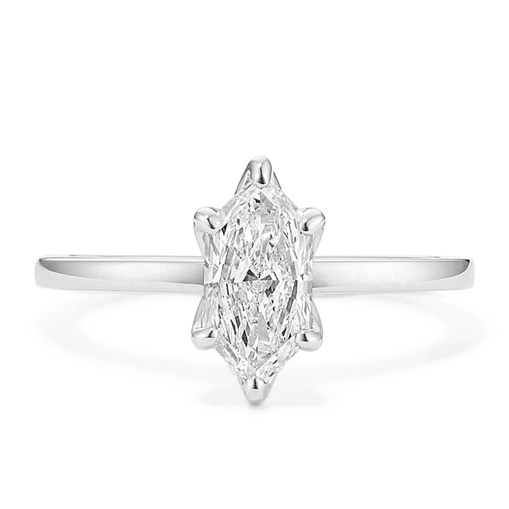 1 ct Lab-Grown Diamond Tulip Engagement Ring