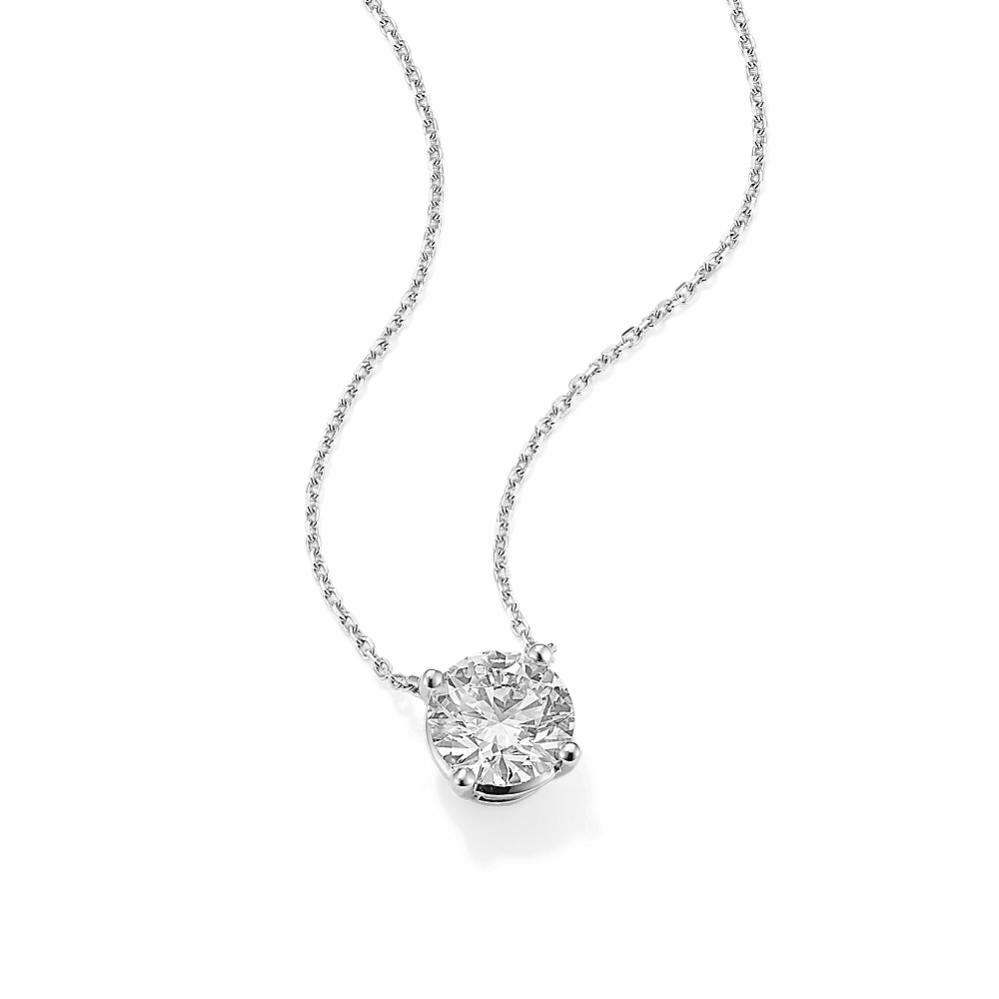 Round 2 ctw Lab-Grown Diamond Pendant