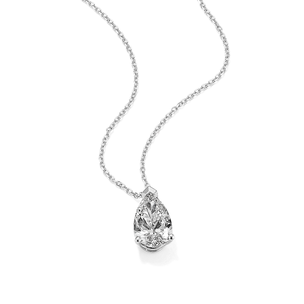 Pear 2 ctw Lab-Grown Diamond Pendant