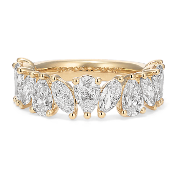 Cascading 3 tcw Lab-Grown Diamond Band