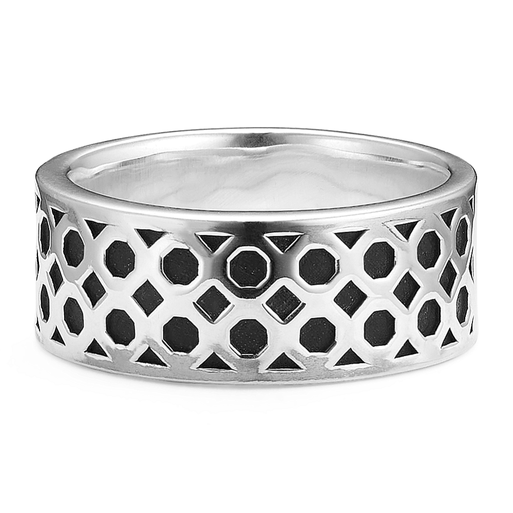 Honeycomb Sterling Silver Ring