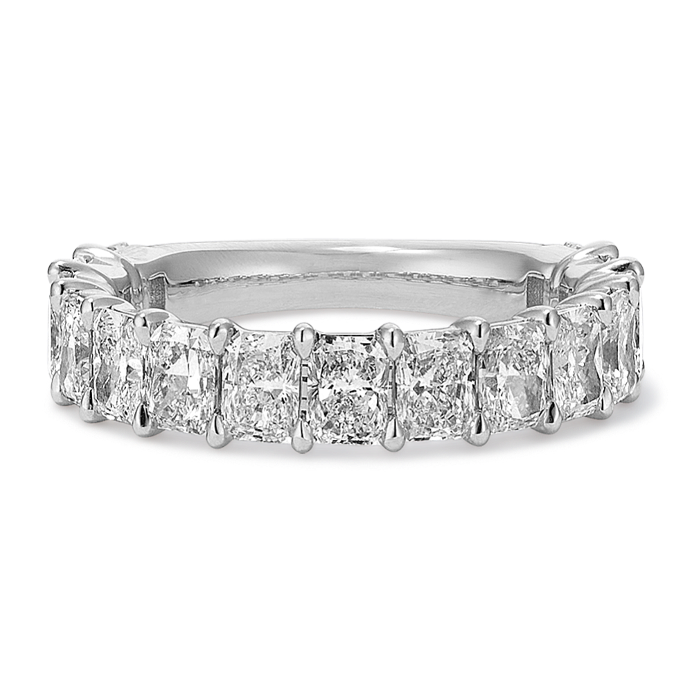 Radiant Cut 3 tcw Lab-Grown Diamond Band
