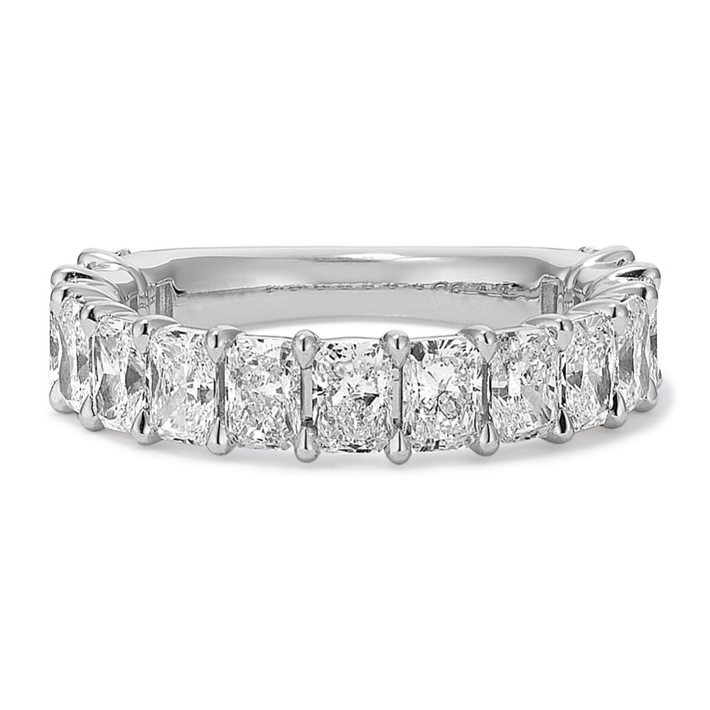 Radiant Cut 3 tcw Lab-Grown Diamond Band