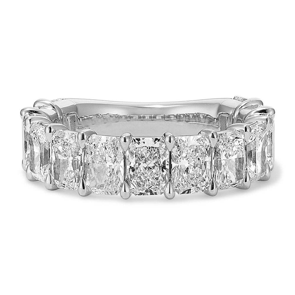Radiant Cut 5 tcw Lab-Grown Diamond Band