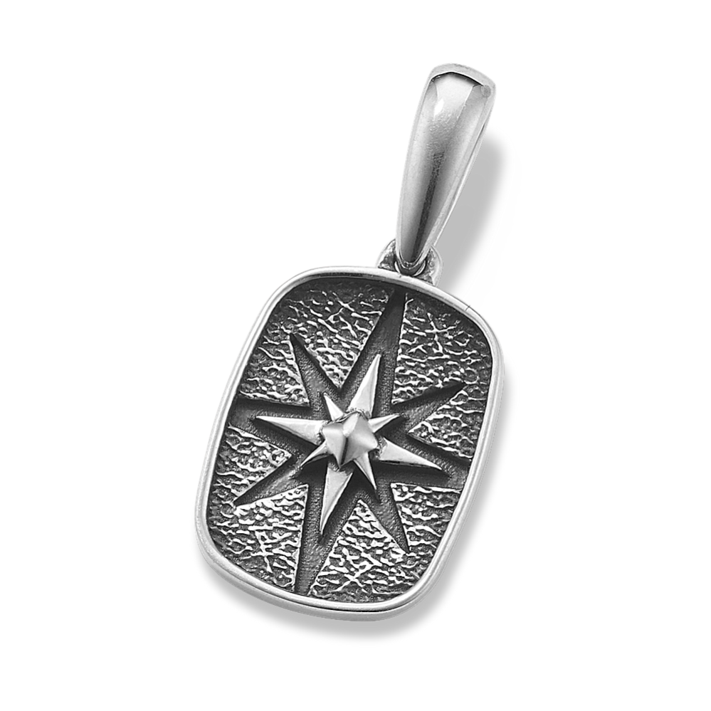 North Star Sterling Silver Charm