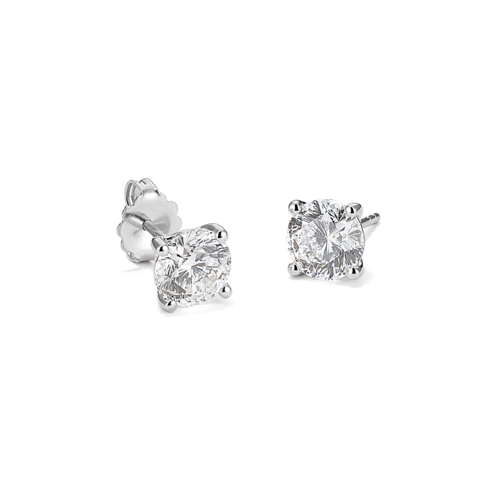 Stargazer 3 tcw Lab-Grown Diamond Studs in White Gold | Shane Co.