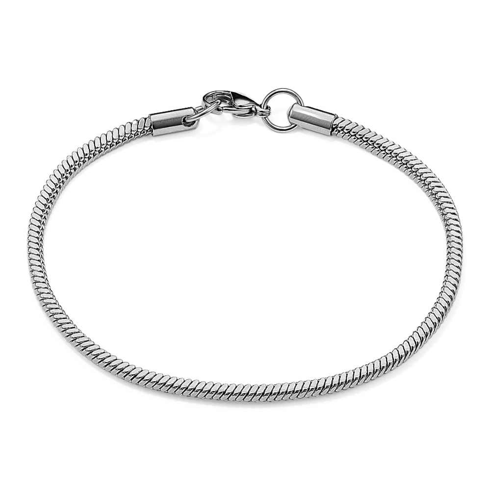 7.5'' Stainless Steel Snake Chain Bracelet (3mm)