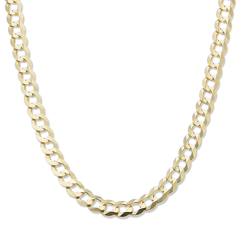 24'' 14K Yellow Gold Curb Chain (5.7mm)